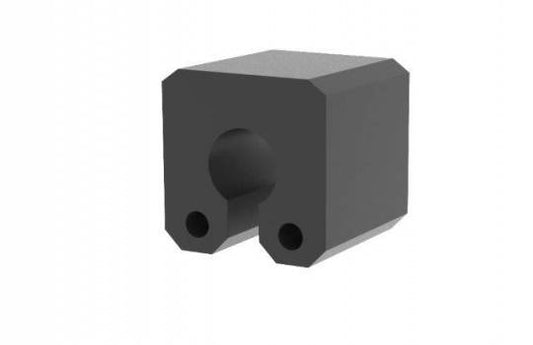 Rubber keyhole fender blocks