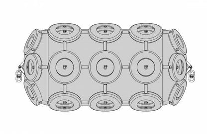 Pneumatic fenders with tire net